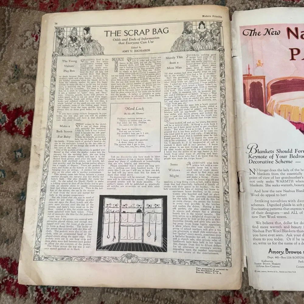 1925 Modern Priscilla November  Cover Charles A. MacLellan Fashion Needlework